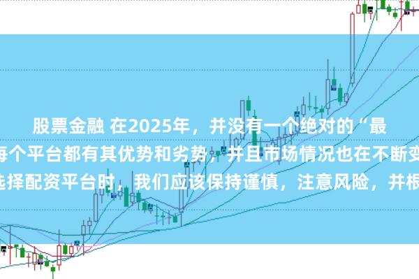 股票金融 在2025年，并没有一个绝对的“最好”的配资平台，因为每个平台都有其优势和劣势，并且市场情况也在不断变化。在选择配资平台时，我们应该保持谨慎，注意风险，并根据自己的需求和实际情况进行选择。