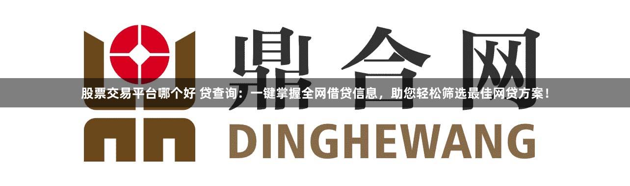 股票交易平台哪个好 贷查询：一键掌握全网借贷信息，助您轻松筛选最佳网贷方案！